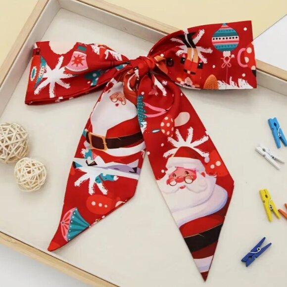 Santa bag twilly/scarf NEW - Picture 1 of 1